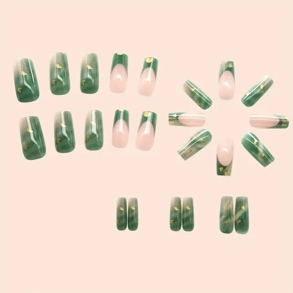 24 Pieces Fake Press On Nails